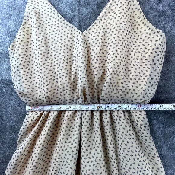 Final Touch Dress Large Beige Sheer Lined Babydoll Retro 90s Y2K Delicate Girly - Picture 4 of 9
